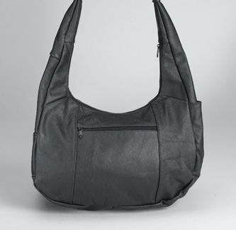 Black Leather Purse 14 X 10