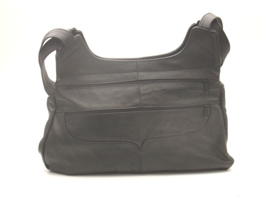 Black Leather Purse 14 X 12