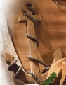 24 Inch. Natural Wooden Anchor Nautical Decor