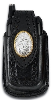 Cell Phone Case - Tooled - Black