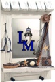 9 Inch x 14 Inch Mirror With Hanger Nautical Decor