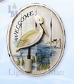 23 Inch x 18 Inch Pelican Plaque Nautical Decor