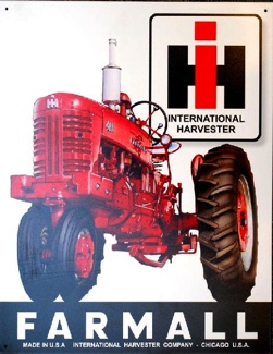 Farmall IH Sign 12.5 x 16