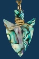 Necklace/Abalone Arrowhead