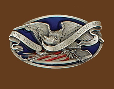 Proud To Be American Belt Buckle ***NOT NJ-146