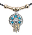 Dreamcatcher Necklace with Turquoise Beads
