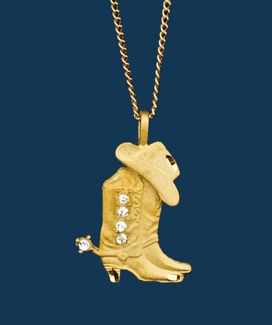 Necklace - Boot & Hat
