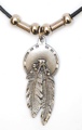 Concho & Feather Necklace