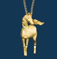 Necklace/Horse/Gold