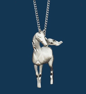 Necklace/Silver/Horse