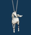 Necklace/Silver/Horse