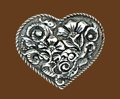Heart Belt Buckle 2-1/2 x 2-1/4