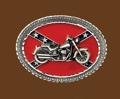 Buckle/Confederate/Motor Cycle