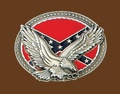 Buckle/Confederate/Spread Eagle/Oval