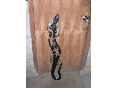 Gecko Hawaii Wall Plaque 40 Primitive Decor Accents