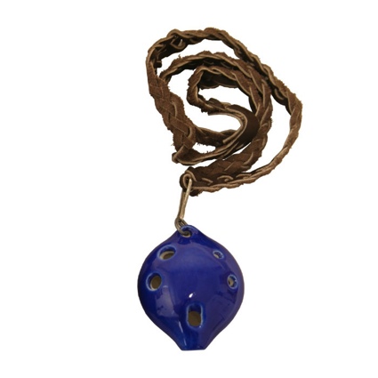 Dobani Ocarina Necklace Tenor D 3 Inch X 1.5 Inch