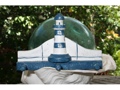 Lighthouse Hanger 12 White Blue Nautical Decor