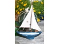 SAILBOAT WALL HANGING BLUE COASTAL 12 NAUTICAL decor