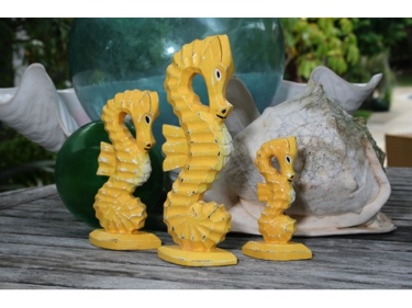 Hypo Camp Set Of 3 Yellow Coastal Beach Decor
