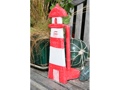 Lighthouse Paper Towel Holder Red 16 Nautical Decor