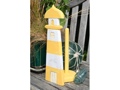 LIGHTHOUSE PAPER TOWEL HOLDER YELLOW 16 NAUTICAL decor