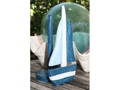 SAILBOAT PAPER TOWEL HOLDER BLUE 16 NAUTICAL decor