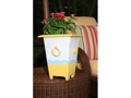 Planter Nautical Decor 12 Yellow White Nautical Decor