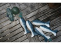 Hanging Fish Set Of 5 Blue Coastal Coastal Decor