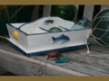 Divider Tray 6 Sections 16 Blue Nautical Decor