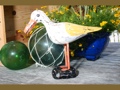 Seagull Bird Rustic Yellow Coastal 14 Garden Home Decor