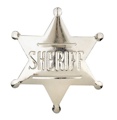 Sherrif Badge Pin - Silver