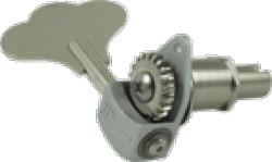 Key Hipshot Ultra Lite Tuner Clover Key 3 8 Inch Chrome Bass Side 