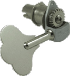 Key Hipshot Ultra Lite Tuner Clover Key 1 2 Inch Chrome Bass Side