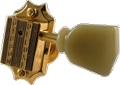 Tuner Machine Head Gibson Vintage Gold Pearloid Buttons 