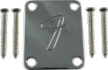 Neck Plate Original Fender 4 Bolt 70s InchF Inch Chrome