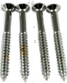 Screws Original Fender Neck Mounting Screws package of 4 