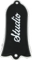 Truss Rod Cover Gibson Les Paul Studio Black with Nickel Screws 