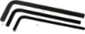 Guitar Tool Allen Wenches package of 3 1 x 2.5mm 1 x 3mm 1 x 4mm 