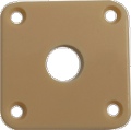 Jackplate Cream Plastic Fits Les Paul 