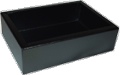 Chassis Box Hammond Black Steel 7 Inch x 5 Inch x 2 Inch 