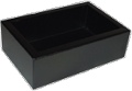 Chassis Box Hammond Black Steel 6 Inch x 4 Inch x 2 Inch 