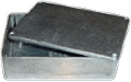 Box Hammond Unpainted Aluminum 4.67 Inch x 3.68 Inch x 1.18 Inch Depth 