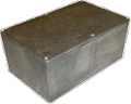 Box Hammond Unpainted Aluminum 7.38 Inch x 4.70 Inch x 3.07 Inch Depth 