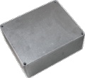 Box Hammond Unpainted Aluminum 5.3 Inch x 4.4 Inch x 2.2 Inch Depth 