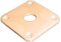 Jack Plate Original Gibson Cream Plastic 