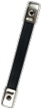 Handle for Fender and other Amps Black with Silver Caps