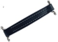 Handle Large Blue Vintage with White Stitching 