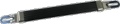 Handle Marshall Style Vintage Strap Large Black Silver Ends 
