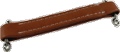 Handle Large Light Brown with White Stitching 