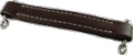 Handle Large DarkBrown with White Stitching